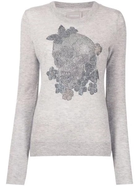 Zadig&Voltaire джемпер Tina с кристаллами
