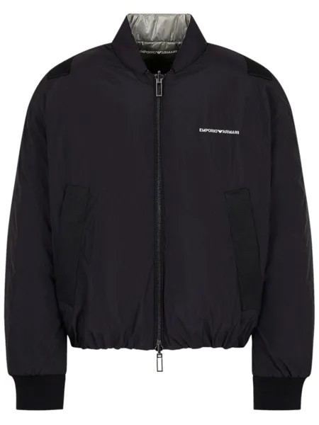 Emporio Armani двусторонний бомбер, черный