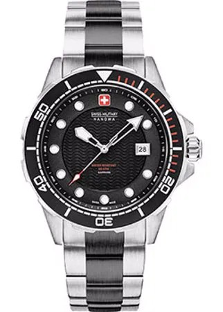 Швейцарские наручные  мужские часы Swiss military hanowa 06-5315.33.007. Коллекция Neptune Diver