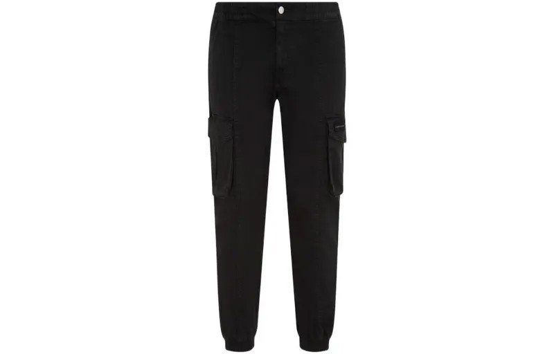 Мужские трикотажные спортивные штаны Calvin Klein, цвет Black