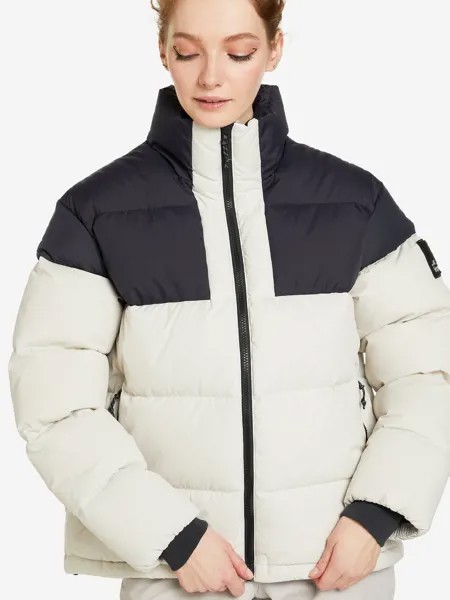 Пуховик женский Jack Wolfskin 365 Fearless, Бежевый