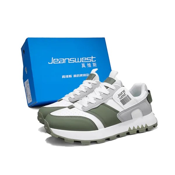 Кроссовки JEANSWEST Lifestyle Shoes Unisex Low-top, зеленый