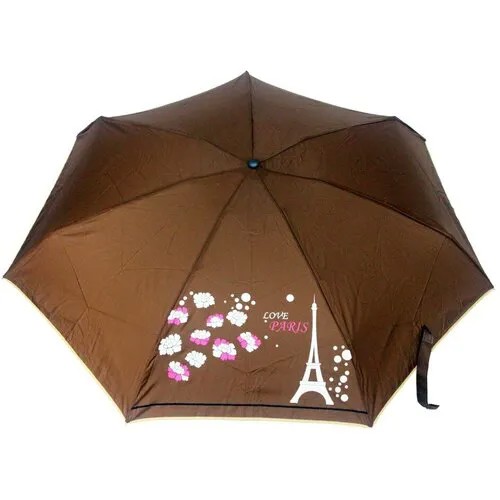 Мини-зонт коричневый