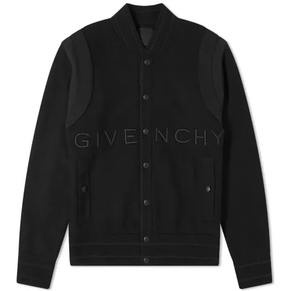 Трикотажный бомбер с логотипом Givenchy