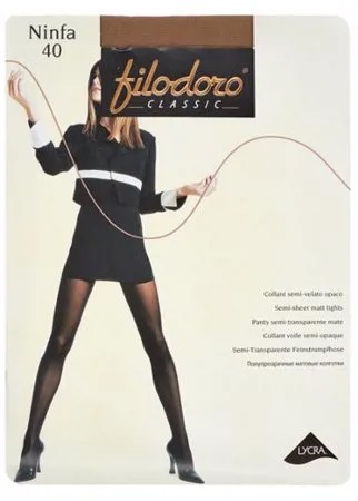 Колготки Filodoro Classic Ninfa 40 den, размер 5-XL, cognac (коричневый)
