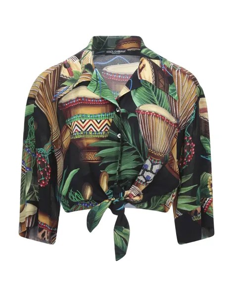 Рубашка Dolce&Gabbana, хаки