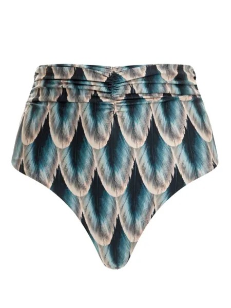 Agua By Agua Bendita плавки бикини Vaiven Pluma, синий