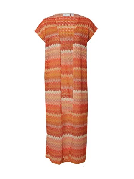 Вязаный кардиган Vila JOE, цвет Orange/Coral/Neon Orange