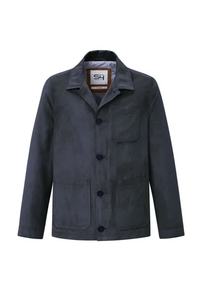 Стильная куртка из микровелюра на пуговицах ST. ТРОПЕЗ 2 S4 JACKETS, синий