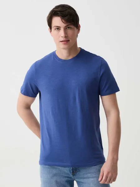 Футболка из джерси из органического хлопка Ovs, цвет navy blue