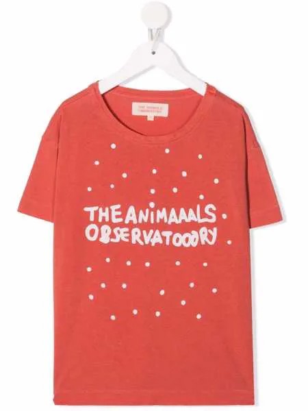 The Animals Observatory футболка в горох с логотипом