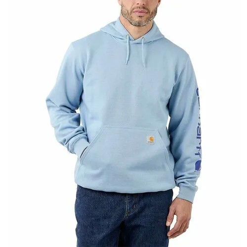 Худи carhartt, размер M, голубой