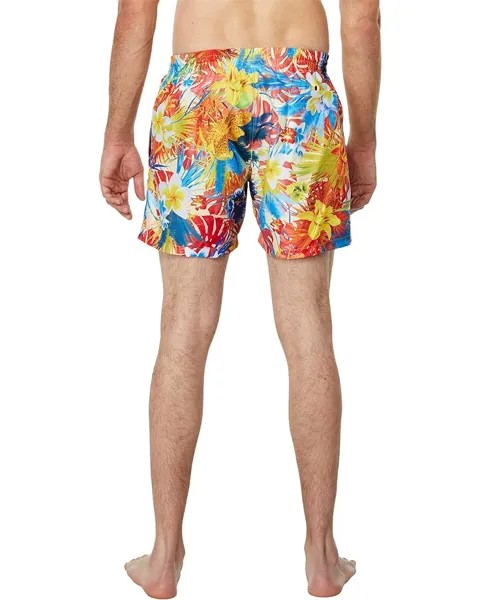 Шорты для плавания BOSS Piranha Swim Shorts, цвет Tropical Sunset Orange