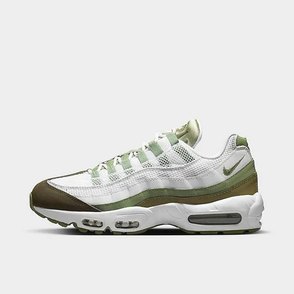 МУЖСКИЕ Кроссовки NIKE AIR MAX 95 FD0780-100 Белый/Средний Оливковый/Масляно-Зеленый