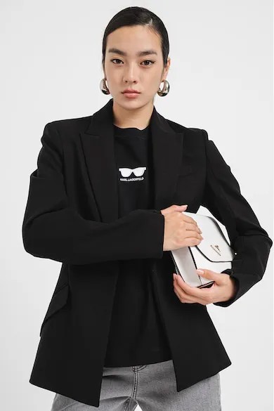 Куртка Punto с рукавами на молнии Karl Lagerfeld, черный
