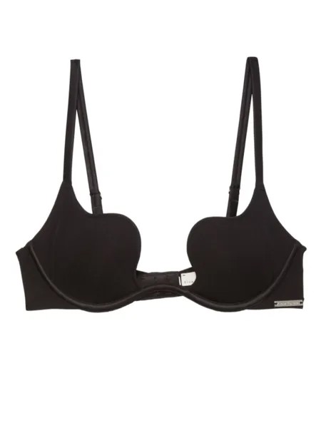 Fleur Du Mal бюстгальтер с вырезом U-образной формы, черный