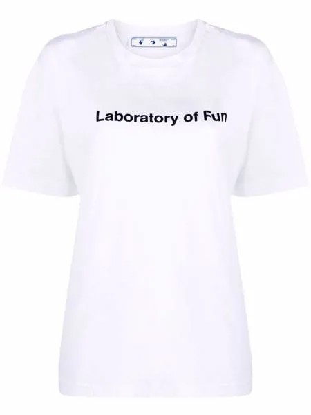 Off-White футболка Laboratory Of Fun