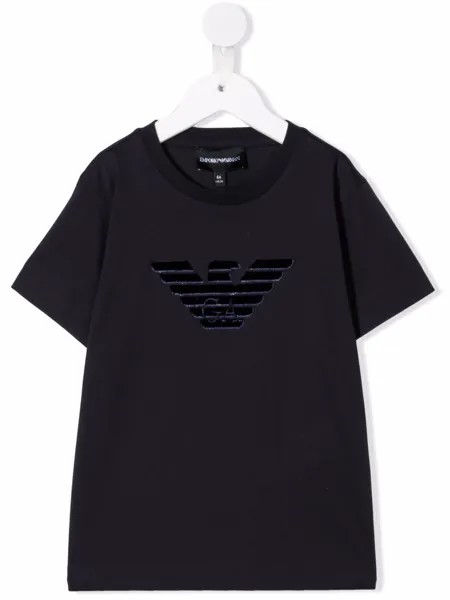 Emporio Armani Kids футболка с логотипом