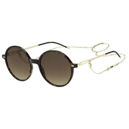 Солнцезащитные очки BOSS, желтый, коричневый