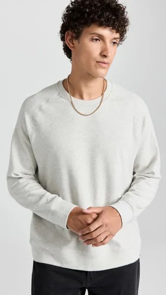 Толстовка Faherty Legend Sweater Crew, серый