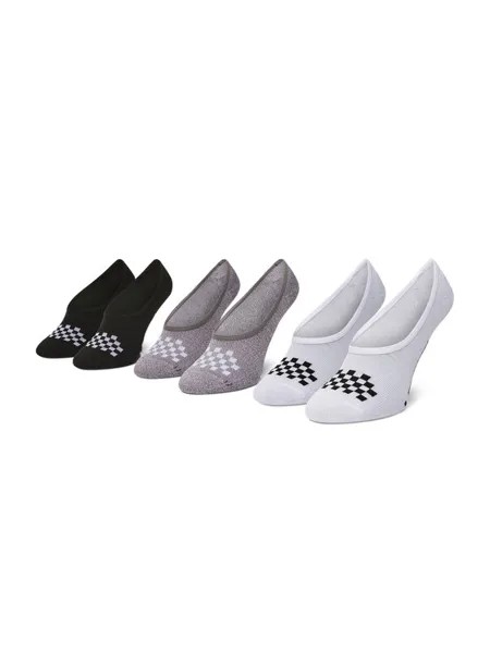 Комплект из 3 женских носков-кроссовок Vans, мультиколор