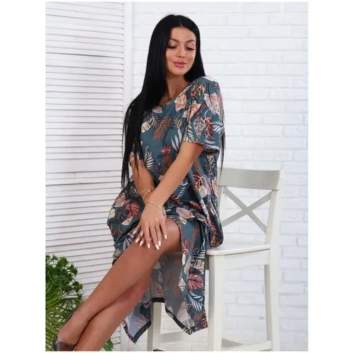 Платье LOVETEX.STORE, размер 52, зеленый
