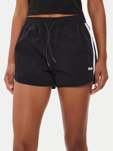 Спортивные шорты стандартного кроя Fila, черный