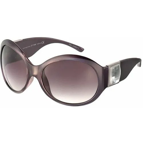 Солнцезащитные очки ESPRIT, стрекоза, оправа: пластик, с защитой от УФ, градиентные, для женщин, коричневый