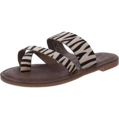 Женские сандалии Seven7 Maldives Black-Ivory Slide Sandals Shoes 7 Medium (B,M) BHFO 0581