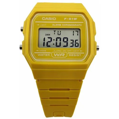 Наручные часы CASIO, желтый, серый, серый