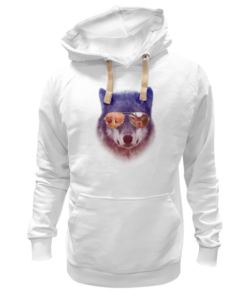 Худи Printio Охотник белое 2XL
