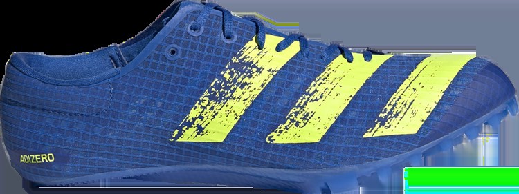 Кроссовки Adidas Adizero Finesse Spikes 'Football Blue Solar Yellow', синий