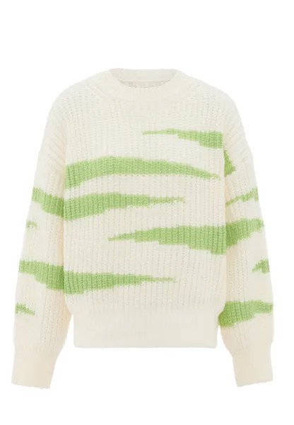 Свитер myMo Sweater, цвет WOLLWEISS LIMETTE