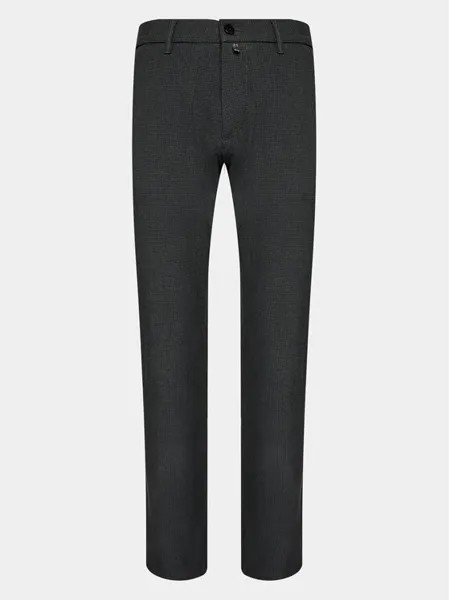Тканевые брюки узкого кроя Pierre Cardin, серый