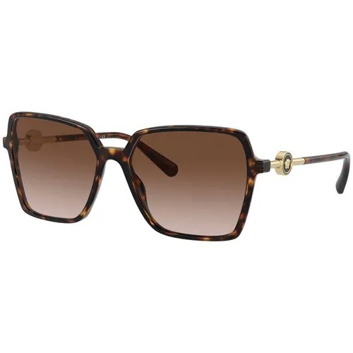 Солнцезащитные очки Versace VE 4396 108/13, мультиколор, коричневый