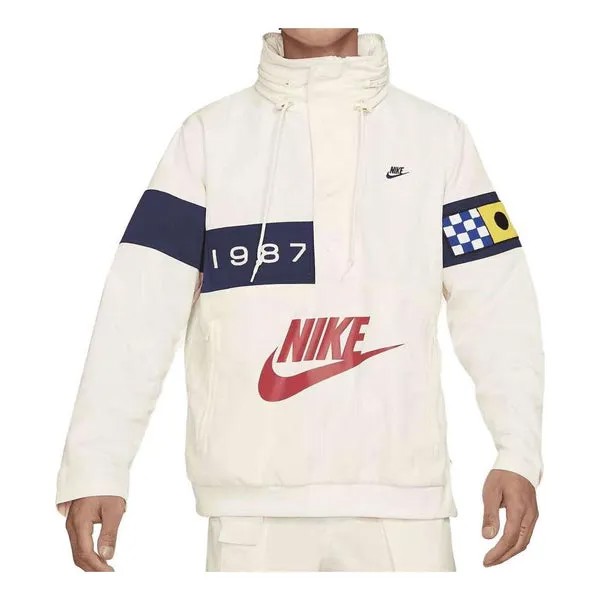 Куртка спортивная одежда переиздание rise pack тканая куртка Nike, белый