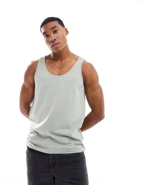 ASOS DESIGN – светло-зеленая майка