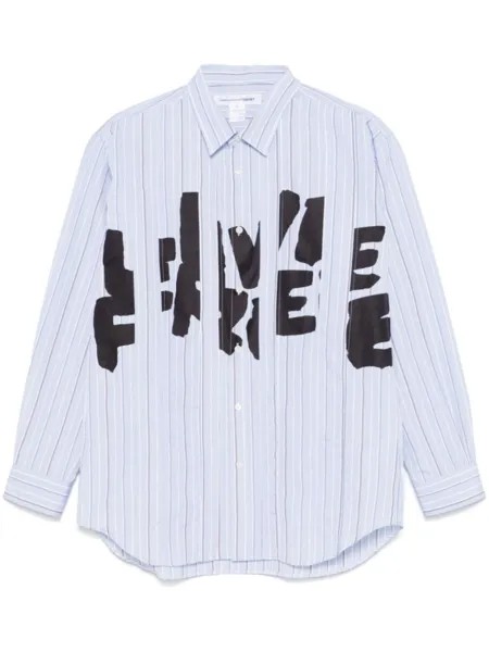 Comme Des Garçons Shirt рубашка в полоску, черный