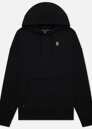 Мужская толстовка Nike Court Fleece Hoodie, цвет чёрный, размер M