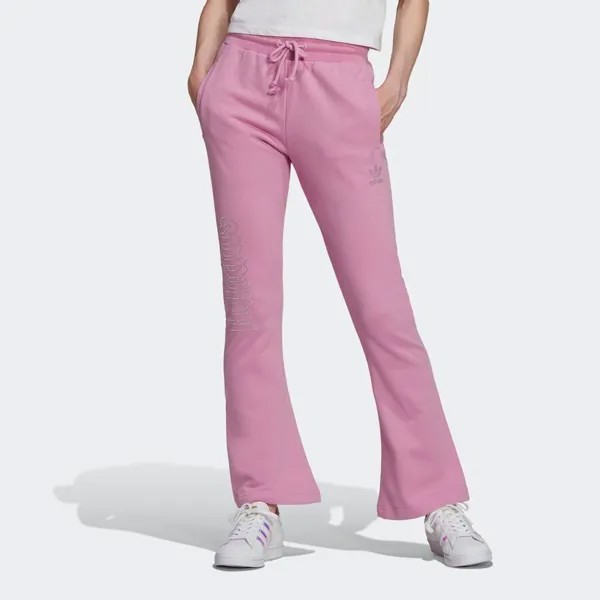 Спортивные брюки Luxe 2000 с открытым подолом adidas Originals, цвет bliss orchid