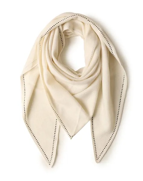 Трикотажный кашемировый треугольный шарф для глажки шелковый шарф женский защитный платок для шеи осенний теплый маленький шарф однотонны...