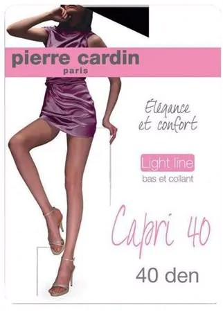Колготки  Pierre Cardin Capri, 40 den, размер 3, черный
