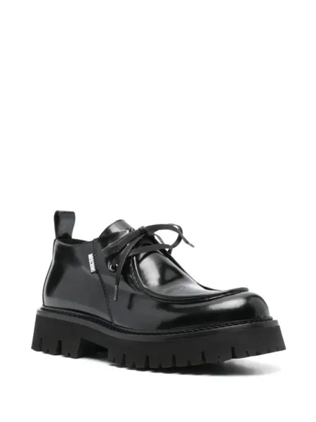 Moschino туфли дерби, черный
