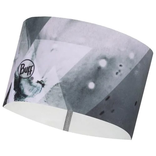Теплая спортивная повязка на голову Buff Headband Tech Fleece Hatay Grey