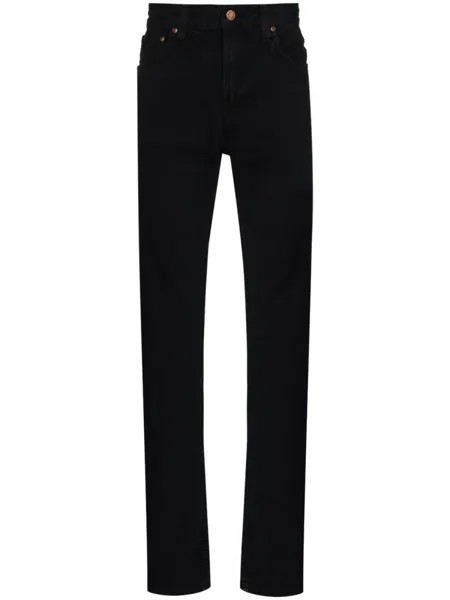 Джинсы Gritty Jackson прямого кроя Nudie Jeans, черный