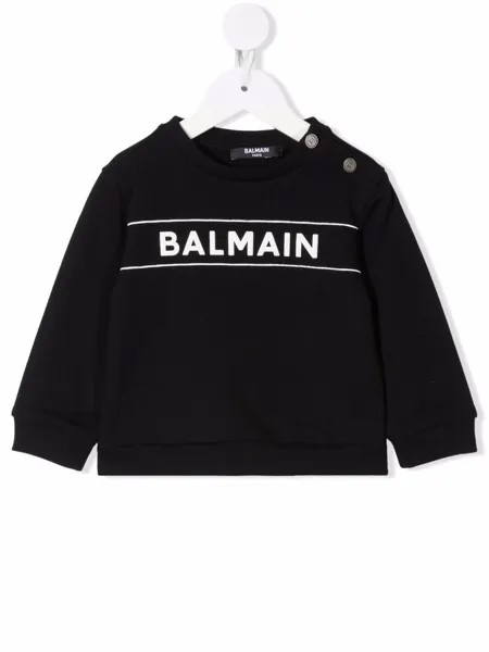 Balmain Kids толстовка с логотипом