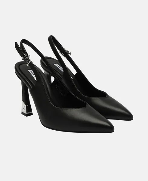 Туфли-лодочки с пяткой на пятке Karl Lagerfeld, черный