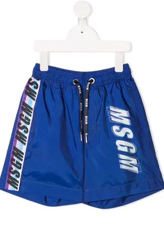 MSGM Kids плавки-шорты с логотипом