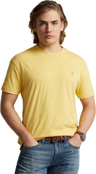 Классическая футболка из джерси с круглым вырезом Polo Ralph Lauren, цвет Fall Yellow 1