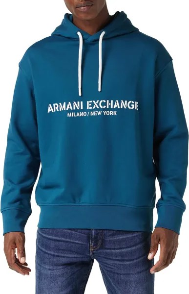 Толстовка MI NY '91 Armani Exchange, цвет Legion Blue